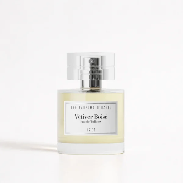 Vétiver Boisé Eau de Toilette 50 ml Les Parfums d’Uzège parfum boisé aux agrumes et bois de santal
