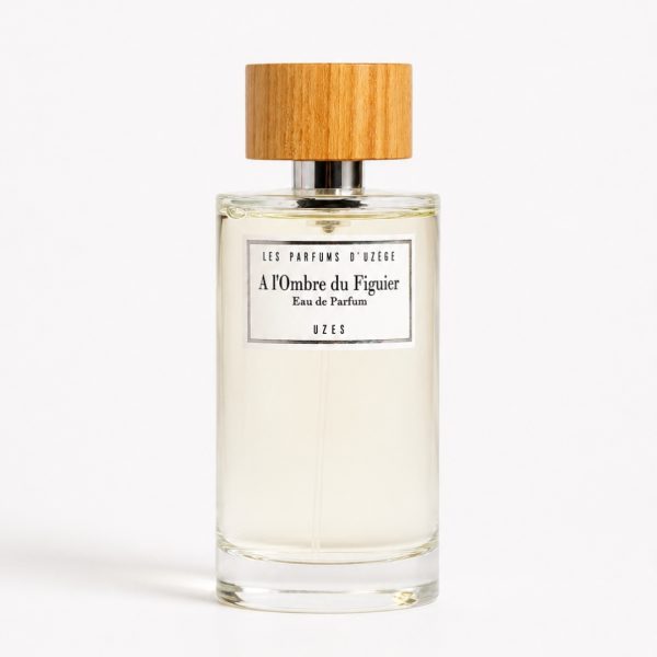 À l’Ombre du Figuier – Eau de Parfum 100 ml – parfum artisanal aux notes de figue, flacon minimaliste Les Parfums d’Uzège
