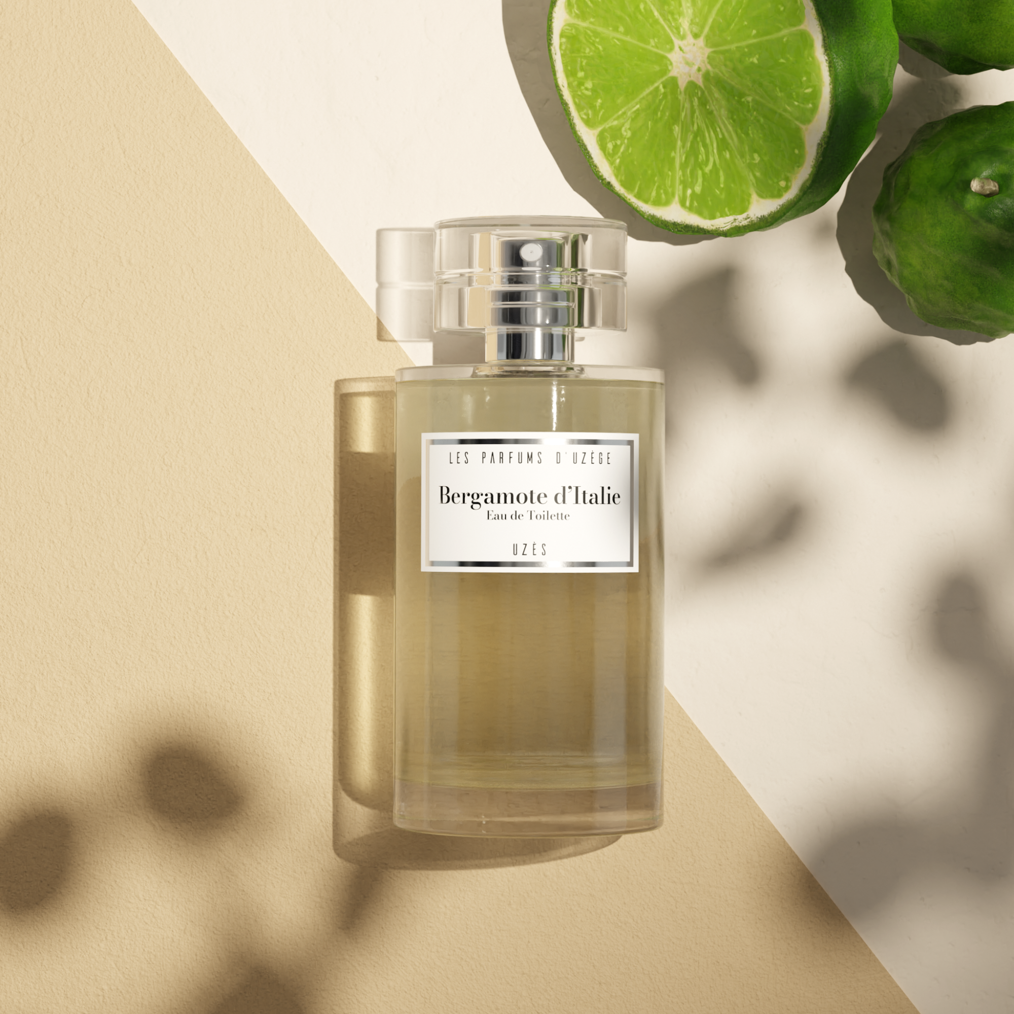 Flacon de parfum bergamote d’Italie frais et lumineux, eau de parfum mixte made in France