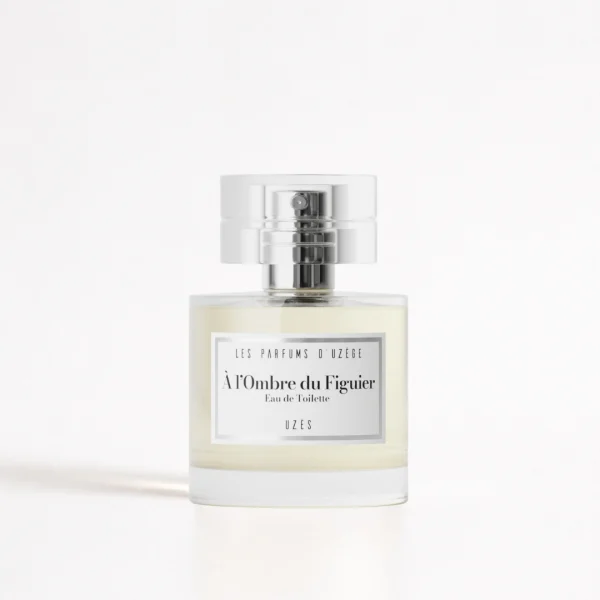 À l’Ombre du Figuier 50 ml Les Parfums d’Uzège flacon eau de parfum aux notes de figue et bois