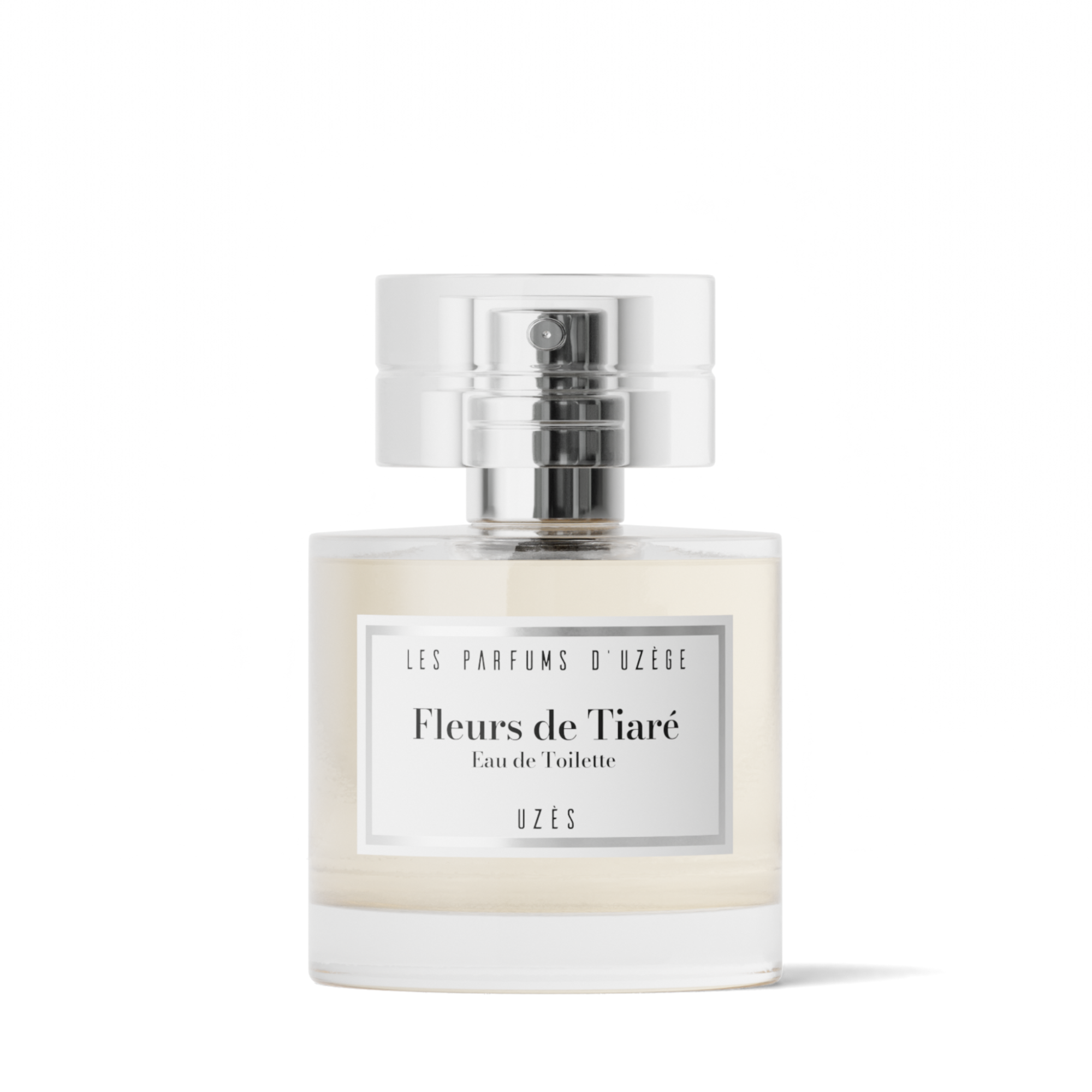 Parfum Fleur de Tiaré 50ml – Eau de toilette Les Parfums d’Uzège au monoï et fleurs blanches